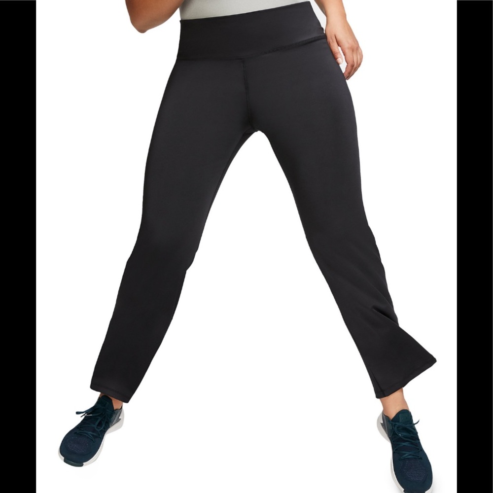 NWT! Nike Plus Size High-Rise Gym pants flare size 1X AV9807-010 - Picture 3 of 12